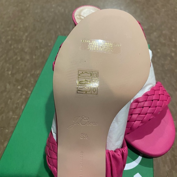 J Crew Lucie braided-strap sandals in Italian leather - Picture 6 of 9